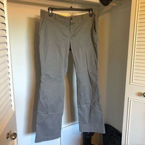 Old Navy Gray Bootcut Khakis